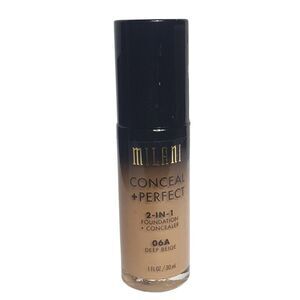 Milani Conceal Deep Beige Perfect 2-in-1 Foundation & Concealer 1 fl oz 06A